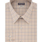 Camisa social masculina Van Heusen Flex Classic Regular Fit Stretch sem vincos, bege, tamanho 16,5 x 36-37