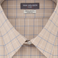 Camisa social masculina Van Heusen Flex Classic Regular Fit Stretch sem vincos, bege, tamanho 16,5 x 36-37