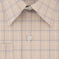 Camisa social masculina Van Heusen Flex Classic Regular Fit Stretch sem vincos, bege, tamanho 16,5 x 36-37