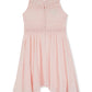 Vestido de renda com bainha de lenço BCX Big Girl, rosa, tamanho 7