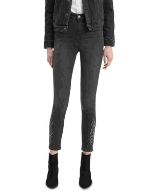 Levi's Women's 721 High Rise Skinny Ankle Jeans Black Size 32