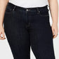 Calça jeans Levi's Plus Size 415 Relaxed-Fit Bootcut Feminina Azul Escuro Tamanho 16W AVER