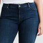 Calça jeans Levi's Trendy Plus Size 415 Classic Bootcut Feminina Azul Escuro Tamanho 24W