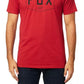 Camiseta masculina Fox Shield de manga curta premium vermelha tamanho XXG