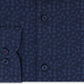 Camisa social masculina Tommy Hilfiger Slim Fit THFlex Performance Stretch Floral Print Supima Cotton, azul, tamanho 15,5 x 34-35