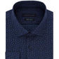 Camisa social masculina Tommy Hilfiger Slim Fit Thflex Performance Stretch Floral Print Supima Cotton, tamanho azul, 17,5 x 32 x 33