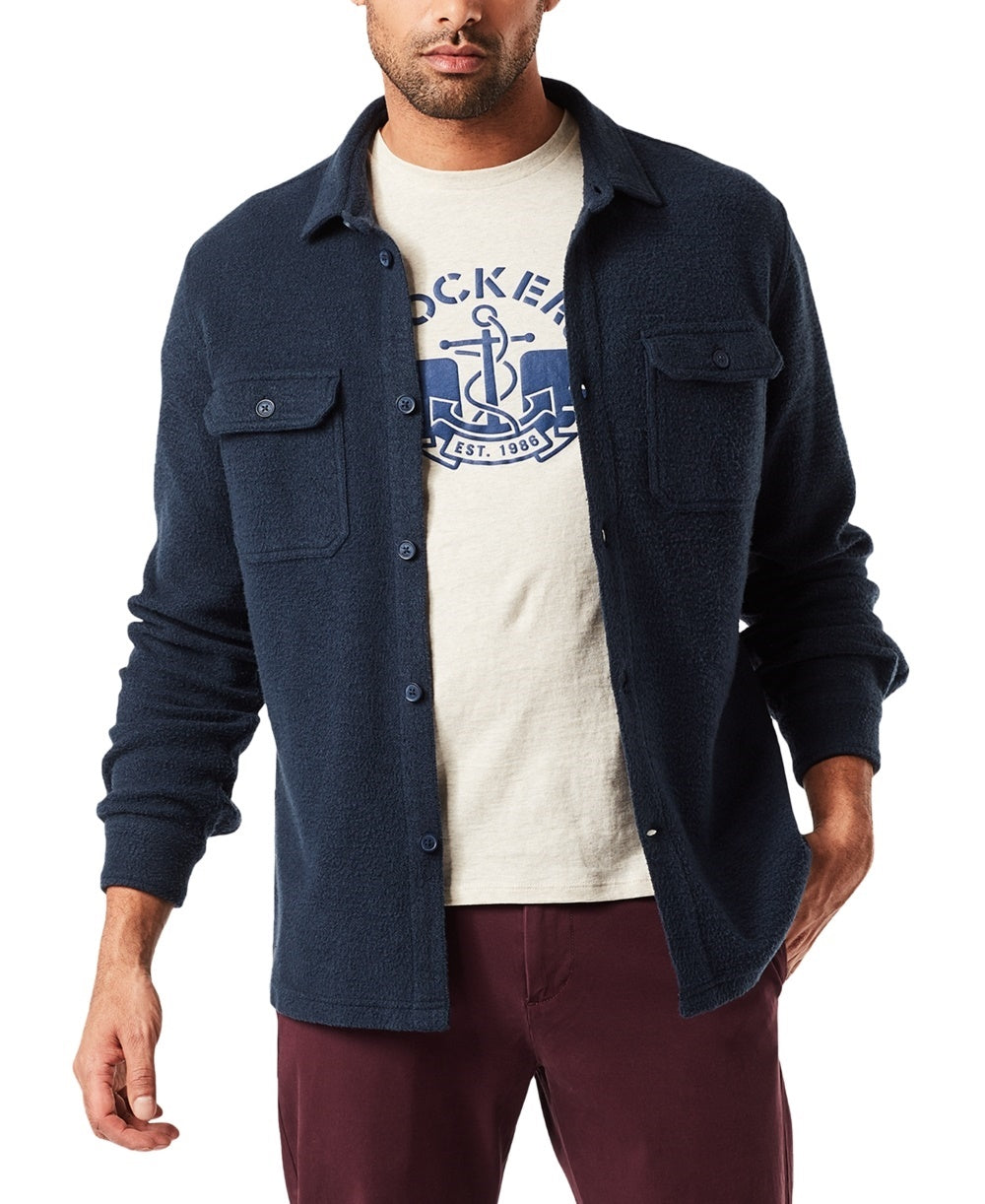 Camiseta masculina Dockers Alpha Logo Graphic, branca, tamanho grande