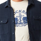 Camiseta masculina Dockers Alpha Logo Graphic, branca, tamanho grande