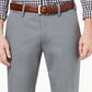 Calça Chino Masculina Club Room Classic Fit com Perna Reta Cinza Tamanho 36X32