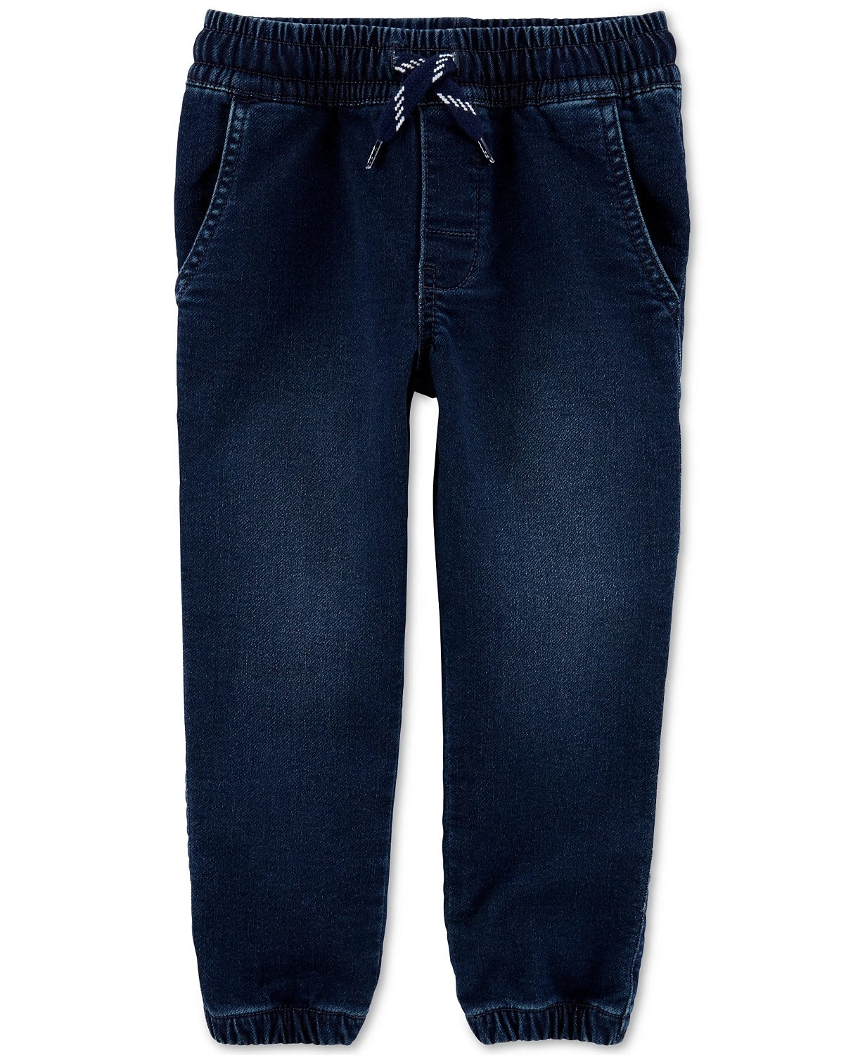 Calça jogger jeans Carter's Toddler Boy's Pull On Azul Tamanho 3T