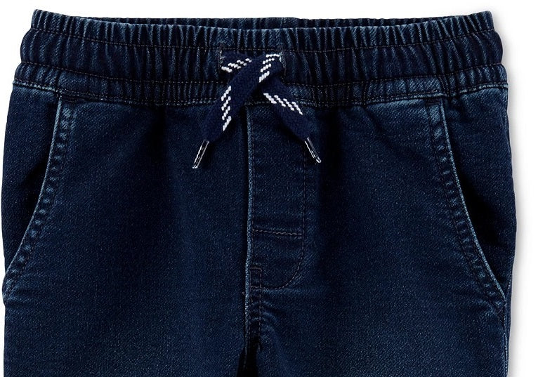Calça jogger jeans Carter's Toddler Boy's Pull On Azul Tamanho 3T