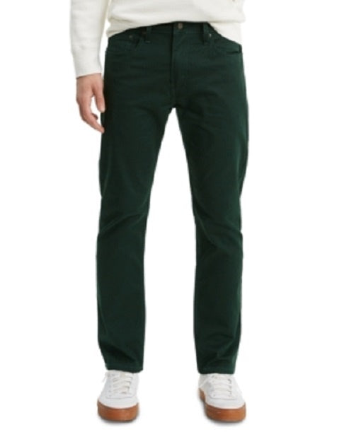 Calça jeans Levi's 502 Taper Soft Twill masculina, verde, tamanho 32x34