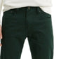 Calça jeans Levi's 502 Taper Soft Twill masculina, verde, tamanho 32x34
