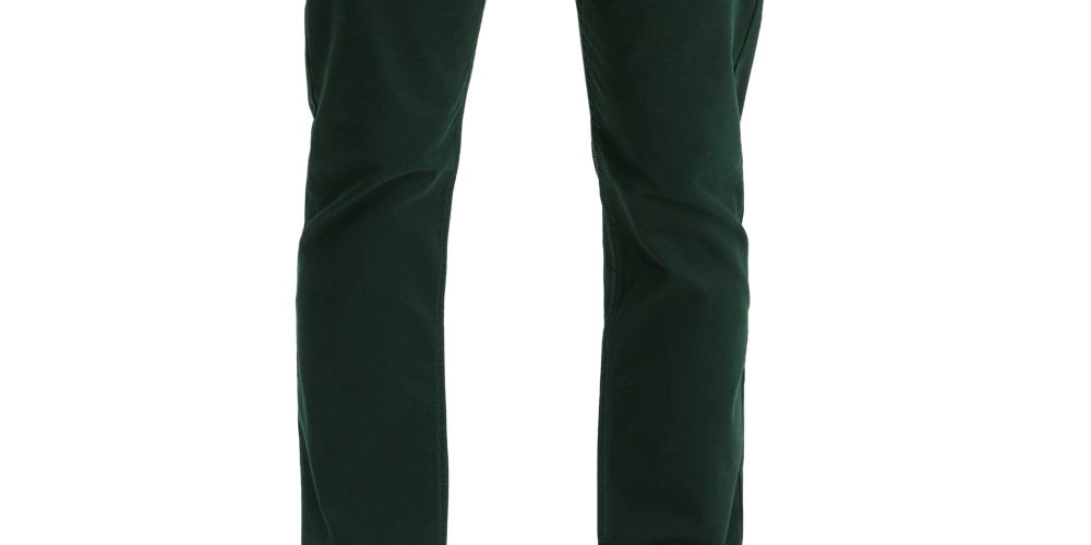 Calça jeans Levi's 502 Taper Soft Twill masculina, verde, tamanho 36x29