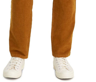 Calça Levi's 502 Taper Veludo Cotelê Masculina Marrom Tamanho 29X32