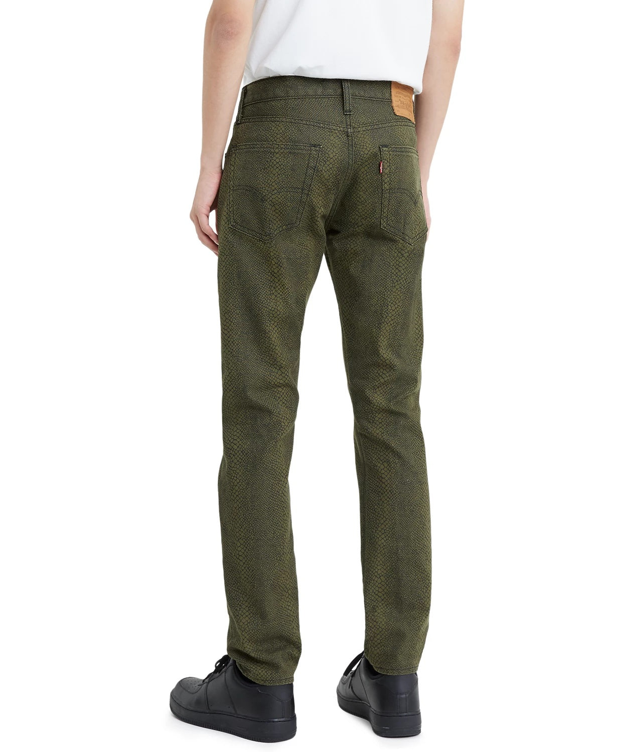 Calça jeans Levi's Masculina Coleção Limitada 502™ Algodão Canvas Tapered Verde Tamanho 33X30