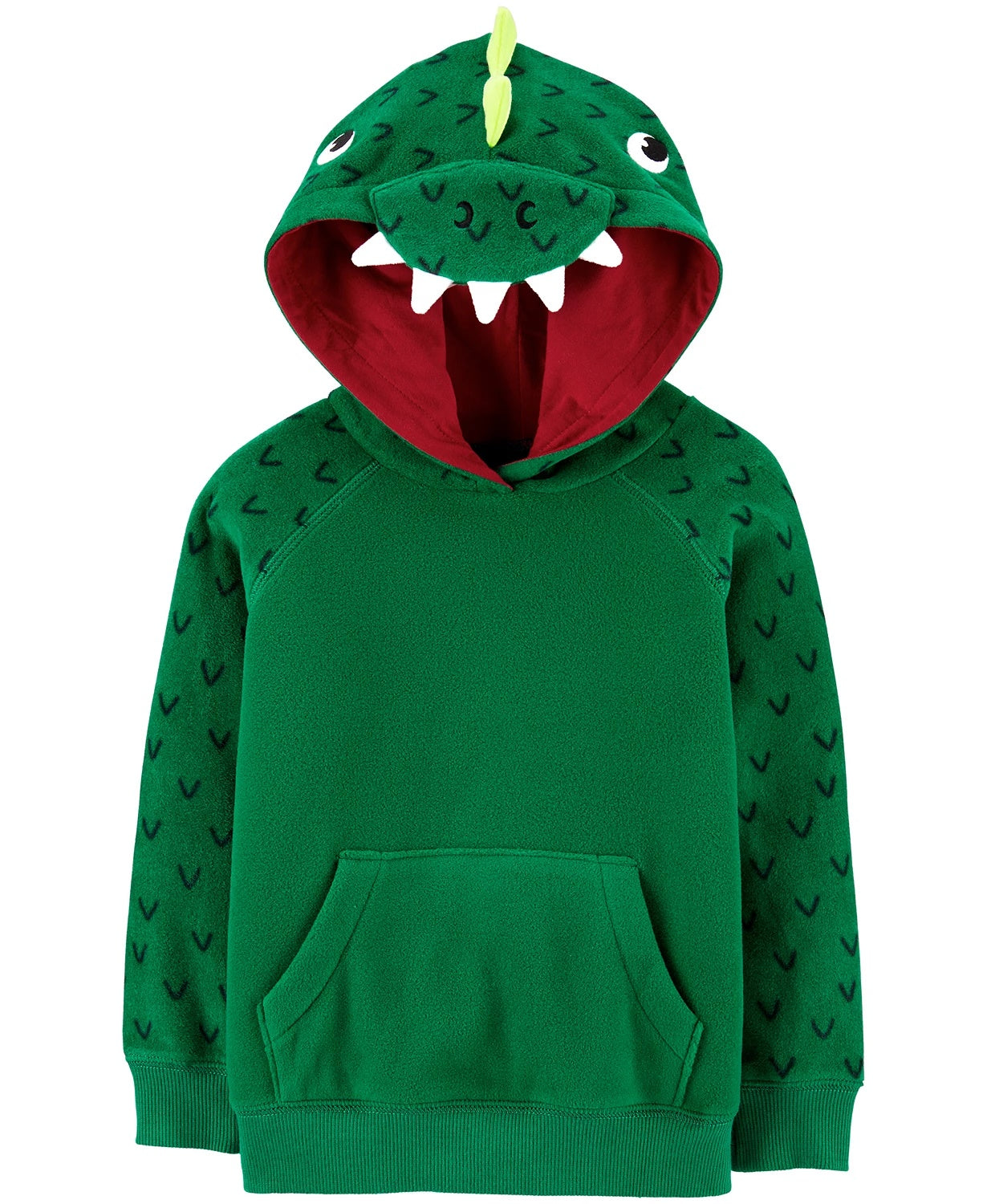 Carter's Toddler Boys Fleece Dragon Hoodie Verde Tamanho 2T