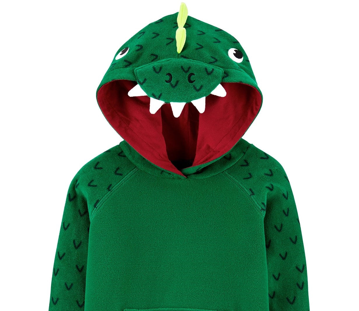 Carter's Toddler Boys Fleece Dragon Hoodie Verde Tamanho 2T