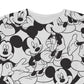 Camiseta masculina Jem Repeating Mickey Mouse da Jem, branca, tamanho extragrande