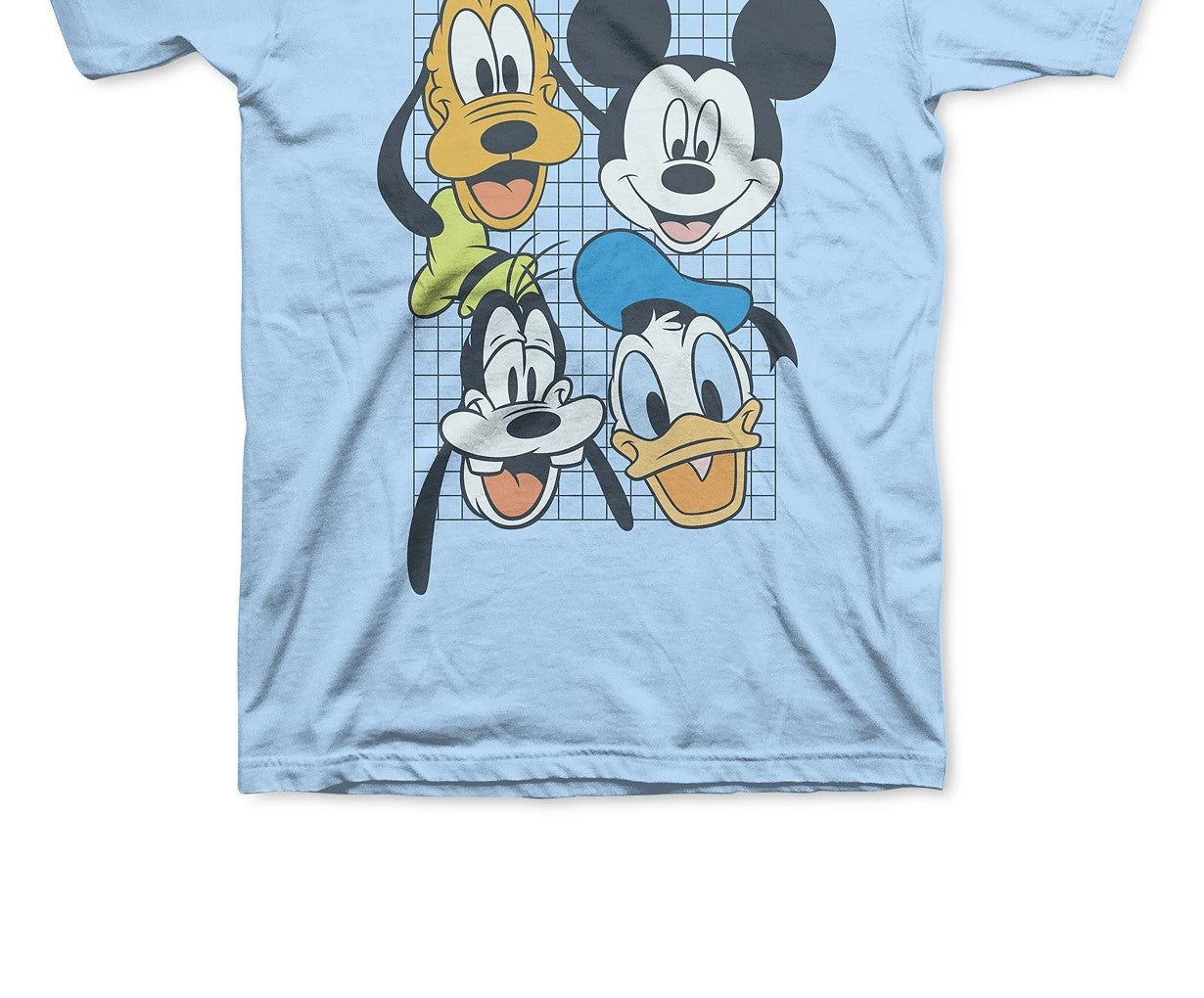 Camiseta infantil Disney para meninos, escolha a felicidade, azul, tamanho 4