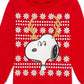 Moletom infantil Peanuts para meninos, Snoopy, rena, tamanho 2, vermelho
