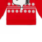 Moletom infantil Peanuts para meninos, Snoopy, rena, tamanho 2, vermelho