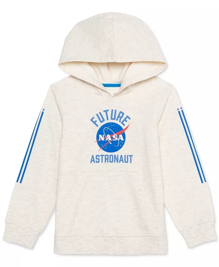 Moletom com capuz Jem Toddler Boys NASA Future Astronaut Bege Tamanho 3