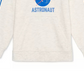 Moletom com capuz Jem Toddler Boys NASA Future Astronaut Bege Tamanho 3