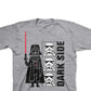 Camiseta Star Wars Little Boys Dark Side Cinza Tamanho 5