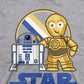 Camiseta Star Wars Little Boy's Buddies Cinza Tamanho 4