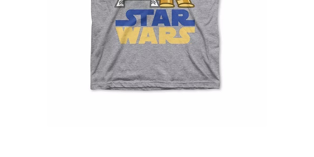 Camiseta Star Wars Little Boy's Buddies Cinza Tamanho 4