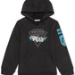 Moletom com capuz infantil Star Wars Millennium Falcon para meninos, preto, tamanho 4