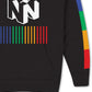 Moletom com capuz gráfico masculino híbrido preto tamanho XX-G
