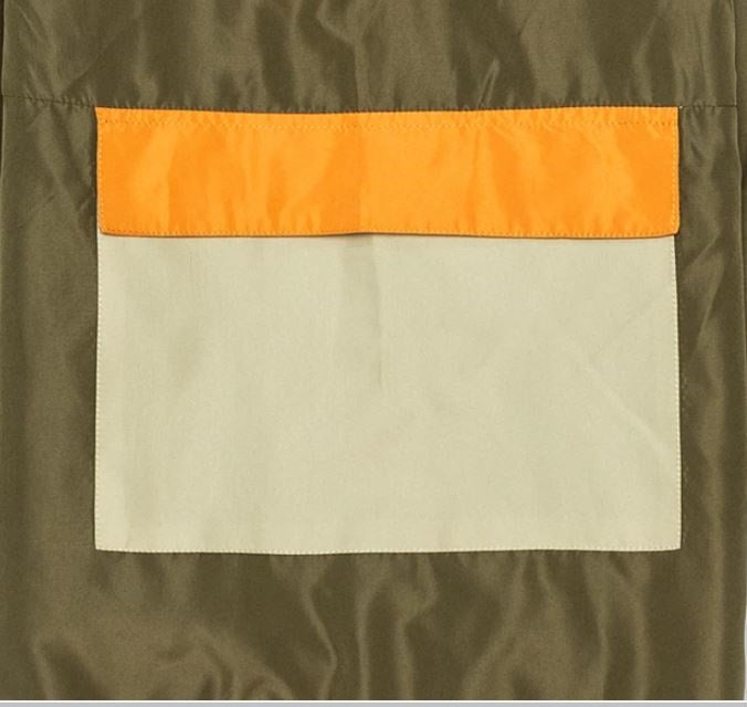 Anoraque com capuz Jem Big Boy's Nasa Colorblocked 1/4 Zip Verde Tamanho Grande