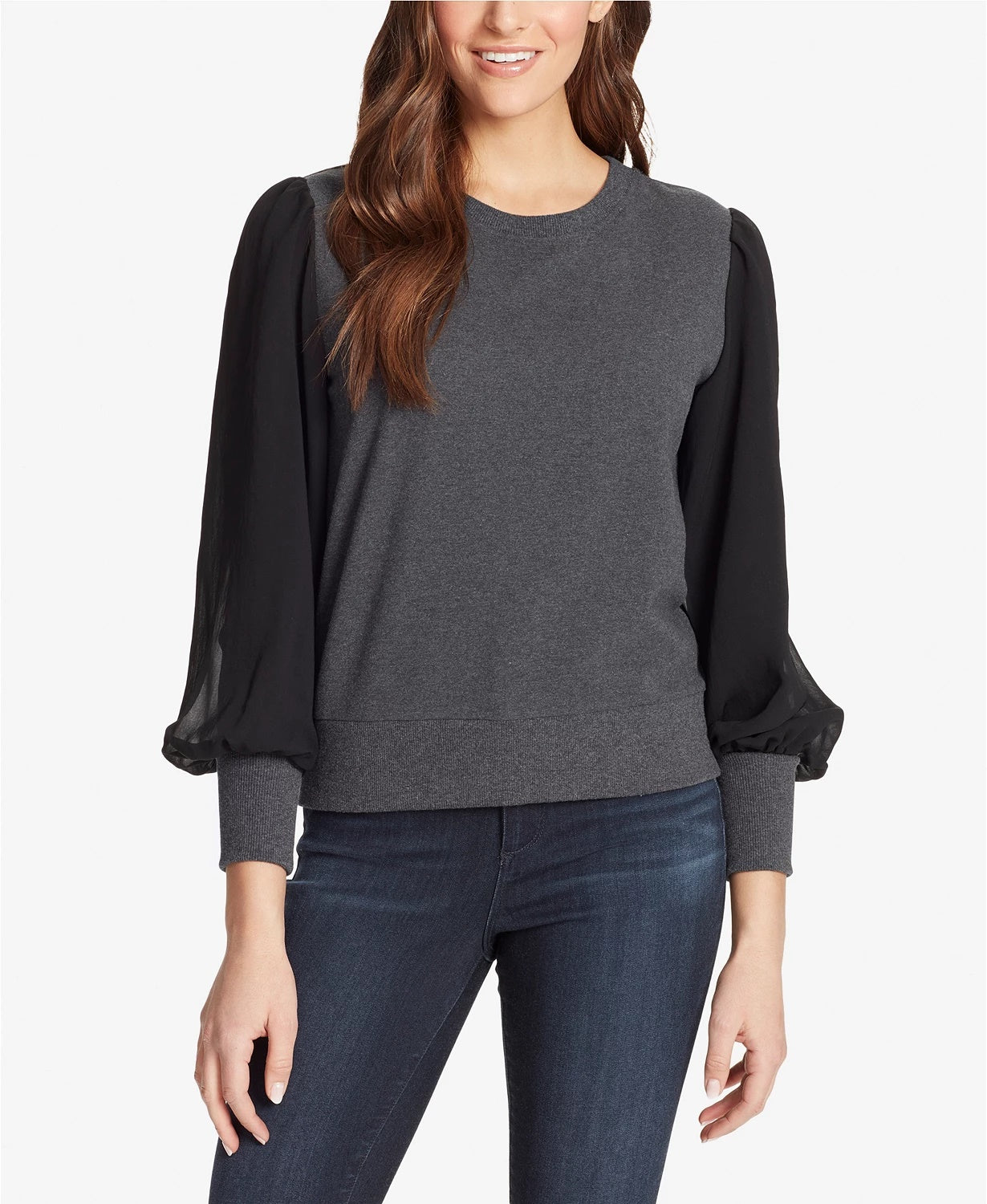 Skinnygirl Crissy Top Feminino Cinza Escuro Tamanho P