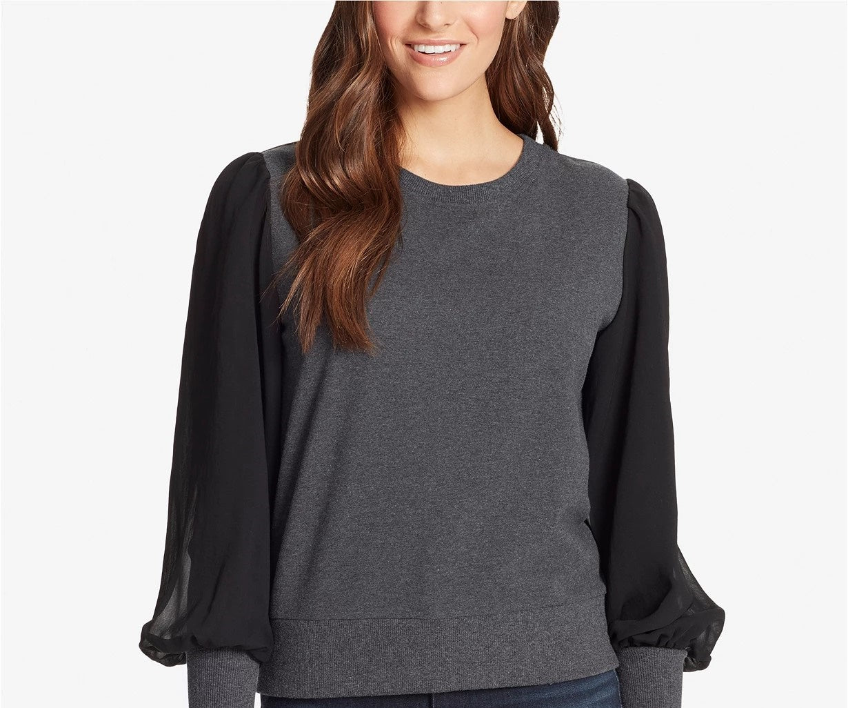 Skinnygirl Crissy Top Feminino Cinza Escuro Tamanho P