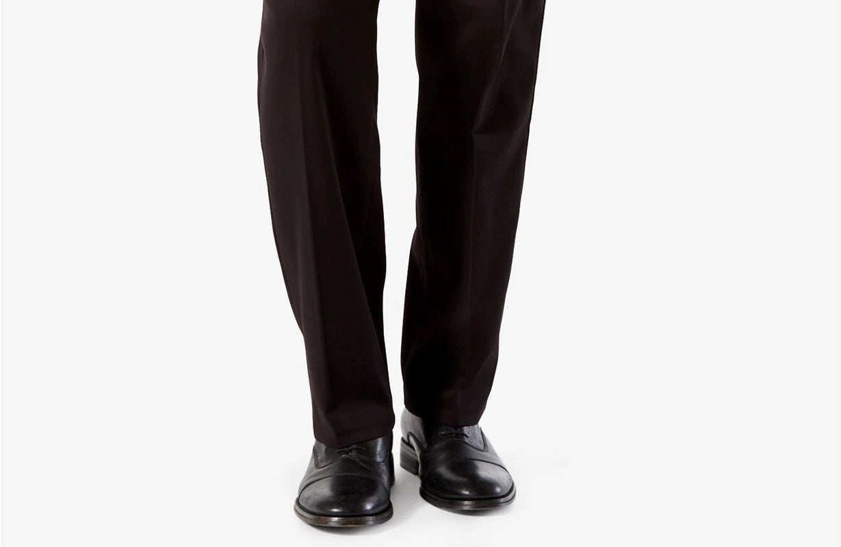 Calça elástica Dockers Easy Classic Fit masculina, preta, tamanho 38x30