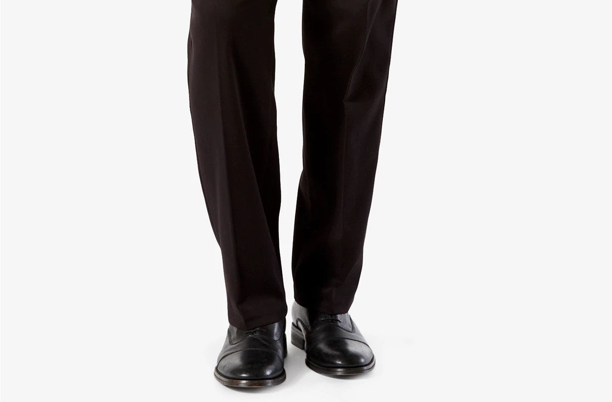 Calça elástica Dockers Easy Classic Fit masculina, preta, tamanho 40x32