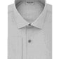 Camisa masculina Kenneth Cole Reaction Slim Fit Broadcloth French Cuff cinza tamanho 17,5 x 32 x 33