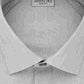 Camisa masculina Kenneth Cole Reaction Slim Fit Broadcloth French Cuff cinza tamanho 17,5 x 32 x 33