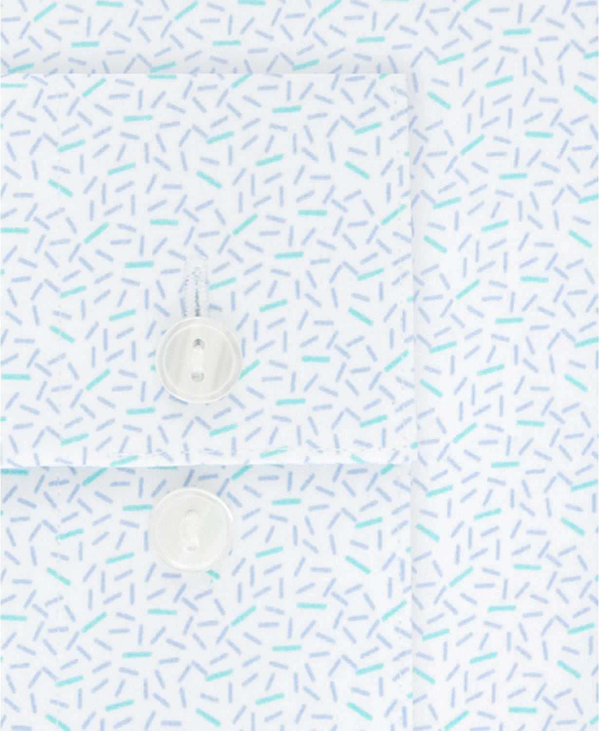 Camisa social masculina Kenneth Cole Reaction com estampa geométrica azul, tamanho 14,5 x 32 x 33