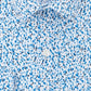 Camisa social masculina Kenneth Cole Reaction All Day Flex Slim-Fit Performance Stretch estampada azul tamanho 16x34-35