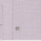 Camisa social masculina Calvin Klein Steel Slim-Fit, sem necessidade de passar, com elástico xadrez, rosa, tamanho 15x34-35