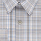 Camisa social masculina Calvin Klein xadrez com gola bege tamanho 15x32x33