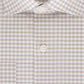 Camisa social masculina Michael Kors Hay Check Slim Fit Bege Tamanho 15,5 x 32 x 33