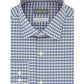 Camisa Masculina Michael Kors Classic Fit Airsoft Performance Stretch Gingham Azul Tamanho 18,5X34-35