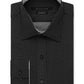 Camisa social masculina Sean John com bolinhas e ajuste sob medida, preta, tamanho 15,5 x 34 x 35