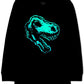 Camiseta de algodão com estampa de dinossauro fluorescente Carter's Little &amp; Big Boys, preta, tamanho 6