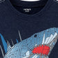 Camiseta estampada com tubarão Carter's Little &amp; Big Boy's, azul-marinho, tamanho 6