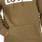 Moletom com capuz Levi's Burndlen Fleece Logo Masculino Verde Tamanho Grande